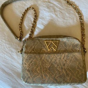 Kelly Wynne Mingle Mingle Mini Metallic Python bag